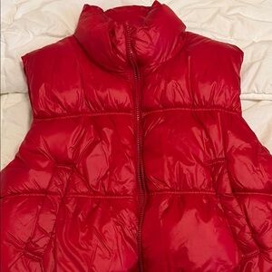 H&M Red Puffer Vest